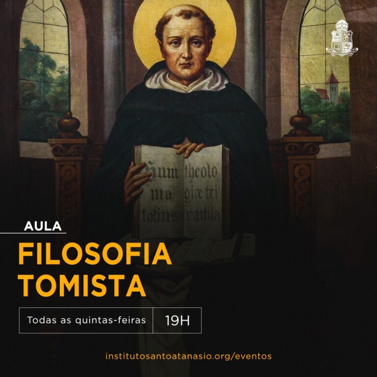 Aulas de Filosofia Tomista - Instituto Santo Atanásio 2024